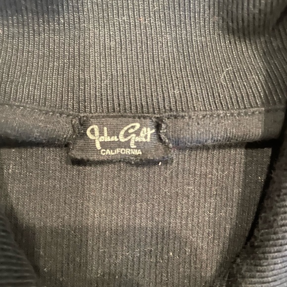 Navy Blue Cropped Zip-Up Sweater - Picture 2 of 2